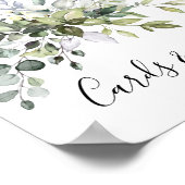 Watercolor Eucalyptus Kaarten & Cadeaus Huwelijksb Poster (Hoek)