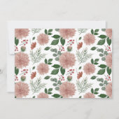  Watercolor Eucalyptus Leaf Bloemen  Save The Date (Achterkant)