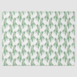 Watercolor Eucalyptus Serie Ontwerp 18 Tissuepapier