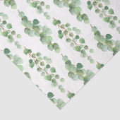 Watercolor Eucalyptus Serie Ontwerp 5 Tissuepapier (Detail)