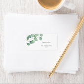 Watercolor Eucalyptus tak  Etiket (Insitu)