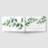 Watercolor Eucalyptus Wedding | White Gastenboek (Volledig)
