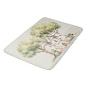 Watercolor Fairytale Princess Whimsical Badmat (Gekanteld)