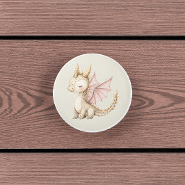 Watercolor Fairytale Princess Whimsical Keramische Knop