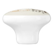 Watercolor Fairytale Princess Whimsical Keramische Knop (Zijkant)