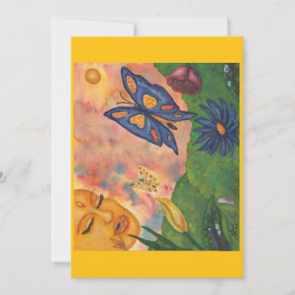 watercolor fantasy illustration woman goddess life kaart