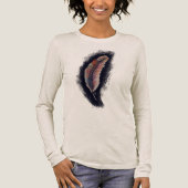 Watercolor Feather Tri-Blend Shirt (Voorkant)