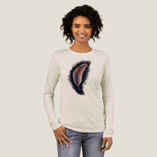 Watercolor Feather Tri-Blend Shirt