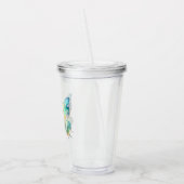 Watercolor Fee Acryl Tumbler Drinkbeker (Links)