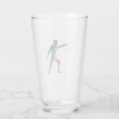 watercolor fencing glas (Achterkant)