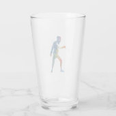 watercolor fencing glas (Achterkant)