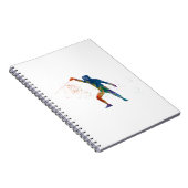 watercolor fencing notitieboek (Rechterzijde)