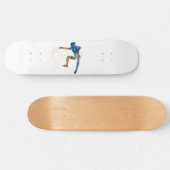 watercolor fencing persoonlijk skateboard (Horizontaal)