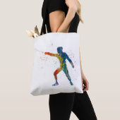 watercolor fencing tote bag (Dichtbij)