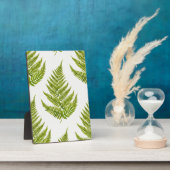 Watercolor Fern Pattern Fotoplaat (Zijkant)