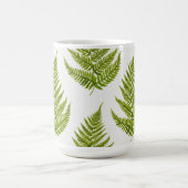 Watercolor Fern Pattern Koffiemok (Center)