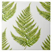 Watercolor Fern Pattern Tegeltje (Voorkant)