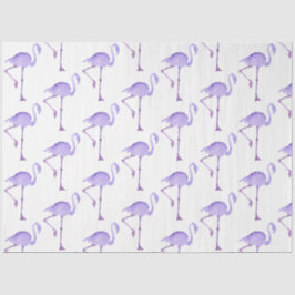 Watercolor Flamingo Serie Ontwerp 11 Tissuepapier