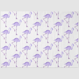 Watercolor Flamingo Serie Ontwerp 11 Tissuepapier