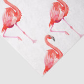 Watercolor Flamingo Serie Ontwerp 13 Tissuepapier (Detail)