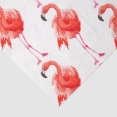 Watercolor Flamingo Serie Ontwerp 14 Tissuepapier (Detail)