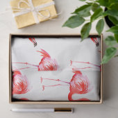 Watercolor Flamingo Serie Ontwerp 15 Tissuepapier (Geschenk)