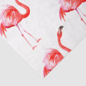 Watercolor Flamingo Serie Ontwerp 15 Tissuepapier (Detail)