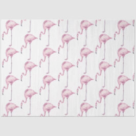 Watercolor Flamingo Serie Ontwerp 16 Tissuepapier