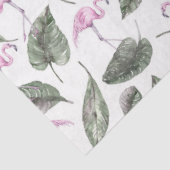 Watercolor Flamingo Serie Ontwerp 19 Tissuepapier (Detail)