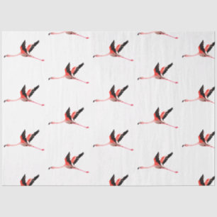 Watercolor Flamingo Serie Ontwerp 6 Tissuepapier