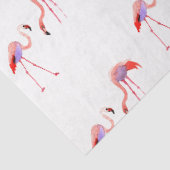 Watercolor Flamingo Serie Ontwerp 8 Tissuepapier (Detail)