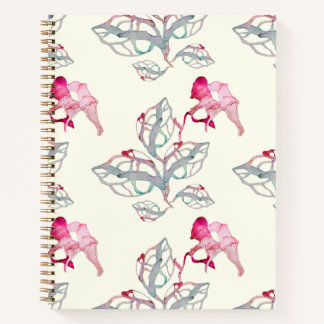 Watercolor Floral Botanical Spiral Notebook Notitieboek