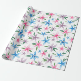 Watercolor floral cadeaupapier