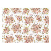Watercolor Floral Clusters in Blush & Sage Tafelkleed (Voorkant (Horizontaal))