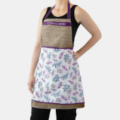 Watercolor Floral Garden Personalized Schort (Insitu)