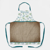 Watercolor Floral Garden Personalized Schort (Voorkant)