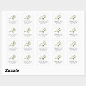 Watercolor Floral Hydrangea Wedding Stickers (Vel)