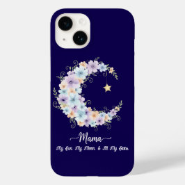 Watercolor Floral Moon Mama Case-Mate iPhone 14 Hoesje