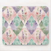 Watercolor Floral Muismat (Voorkant)