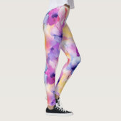 Watercolor Floral Pastel Leggings (Rechts)