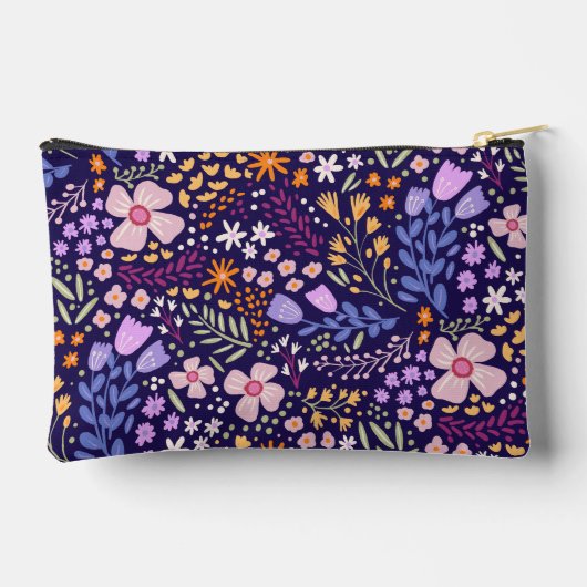 Watercolor Floral Pattern Pretty Personalized Etui (Achterkant)