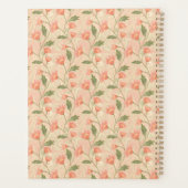 Watercolor Floral Personalized Planner (Achterkant)