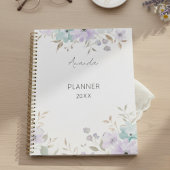 Watercolor Floral Planner  Flowers