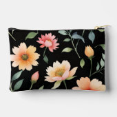 Watercolor Floral Small Pouch bag Etui (Achterkant)
