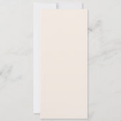 Watercolor Floral Wedding Menu Kaart (Achterkant)