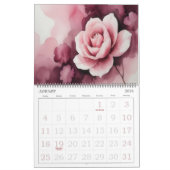 Watercolor Flower Abstract Calendar Kalender (Jan 2026)