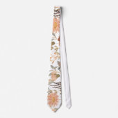 watercolor flower collage tie stropdas (Voorkant)