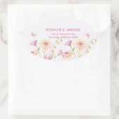 watercolor flower editable ovale sticker (Tas)