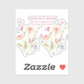 watercolor flower editable sticker (Vel)