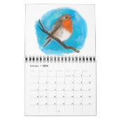 Watercolor flowers and animals Calendar Kalender (Jan 2026)